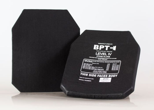 BPT Level 4 Stand Alone Ceramic Ballistic Plate - 3.85kg